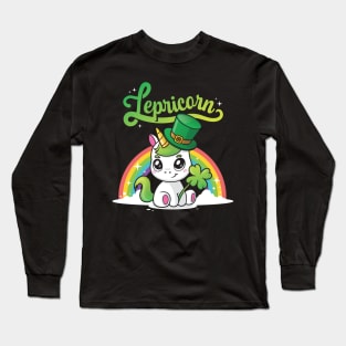 Lepricorn - Leprechaun Unicorn Long Sleeve T-Shirt